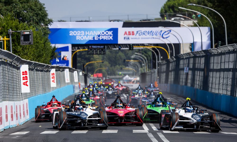 Start of the 2023 Rome ePrix