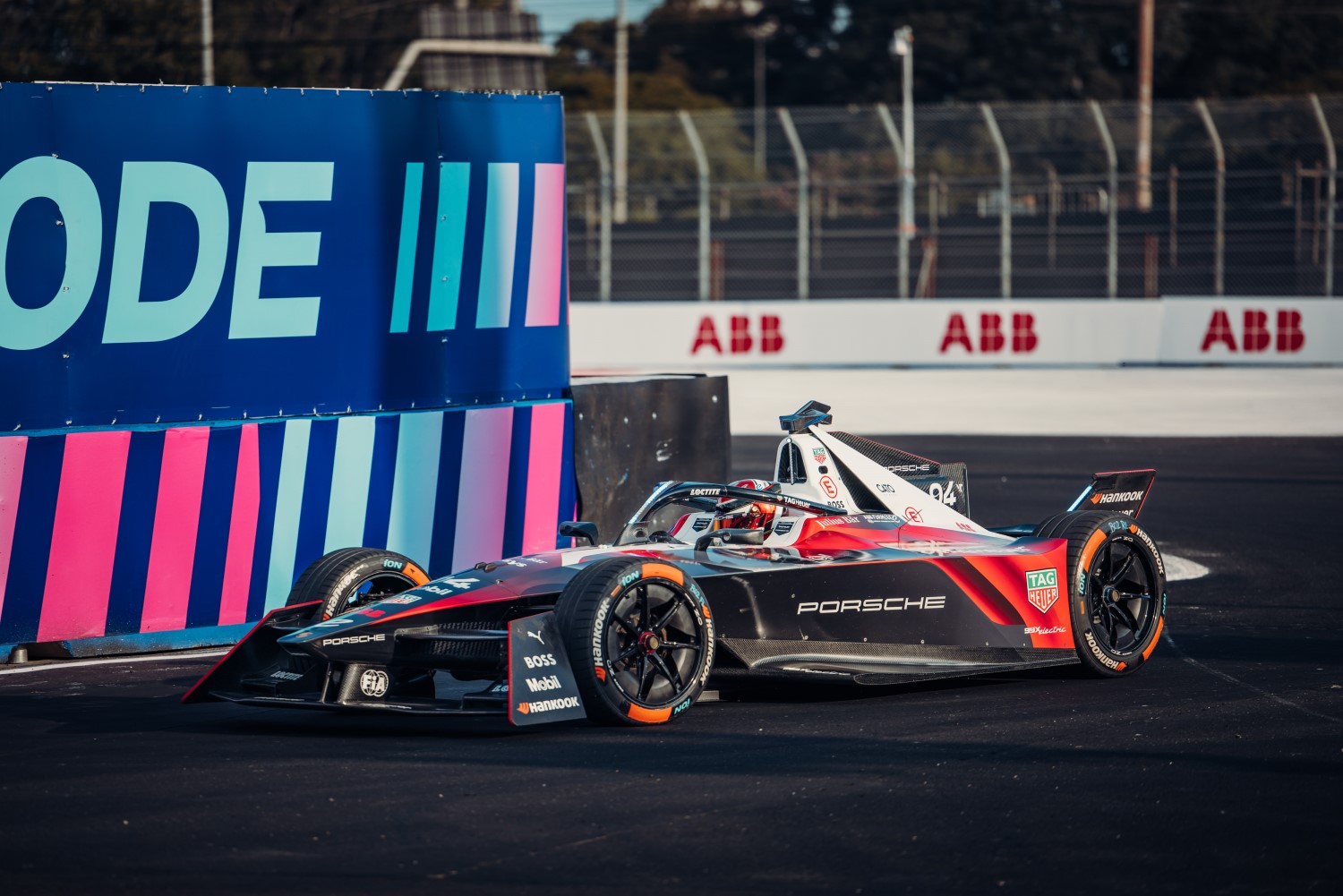 Sao Paulo - Pascal Wehrlein in the Porsche Formula E car