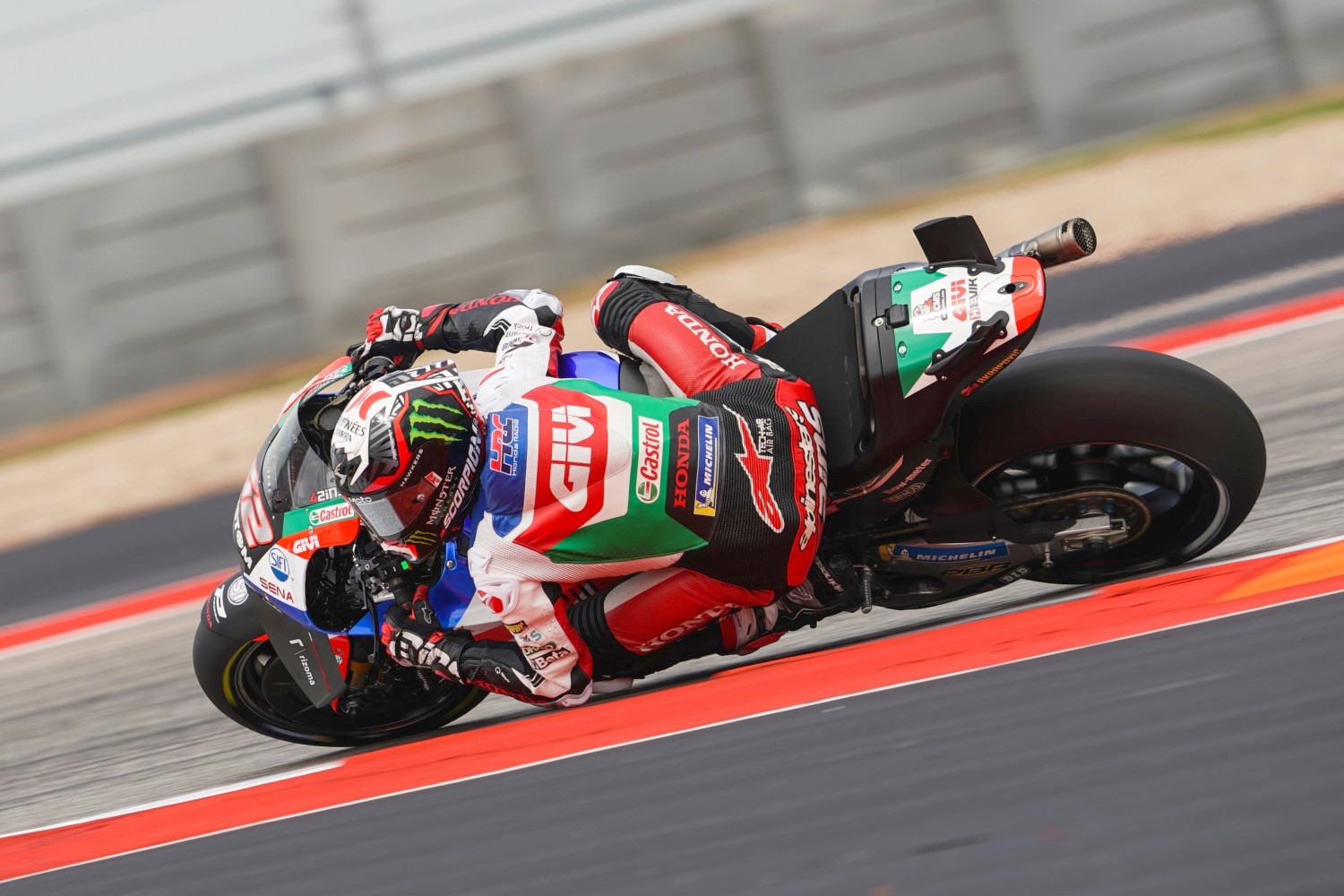 Alex Rins wins for honda at COTA