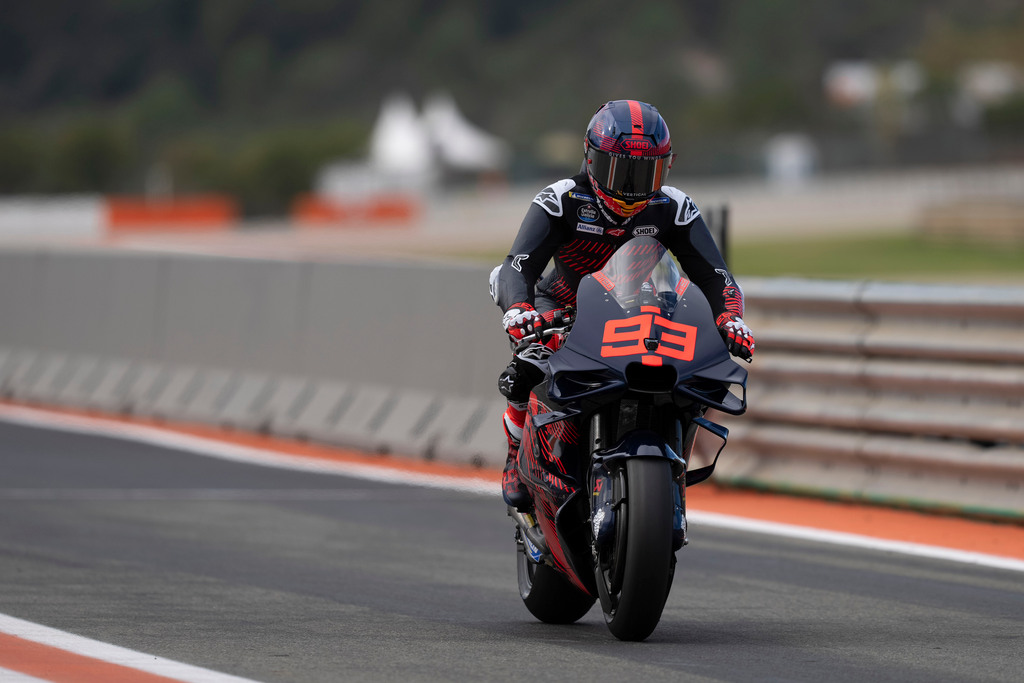 Marc Marquez finally on a Ducati Bike