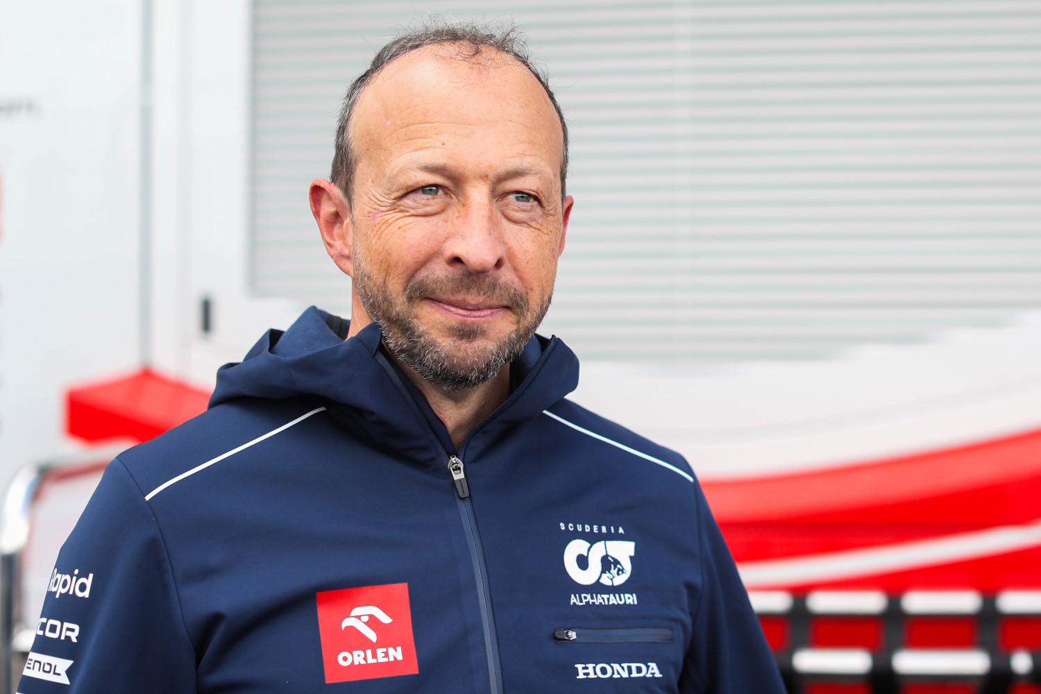 Peter Bayer CEO of Scuderia AlphaTauri during qualifying ahead of the F1 Grand Prix of The Netherlands at Circuit Zandvoort on August 26, 2023 in Zandvoort, Netherlands. (Photo by Peter Fox/Getty Images) // Getty Images / Red Bull Content Pool