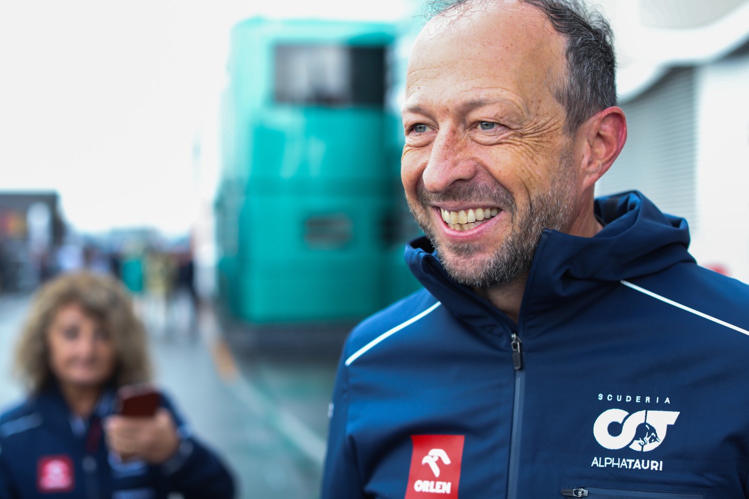 Peter Bayer CEO of Scuderia AlphaTauri during qualifying ahead of the F1 Grand Prix of The Netherlands at Circuit Zandvoort on August 26, 2023 in Zandvoort, Netherlands. (Photo by Peter Fox/Getty Images) // Getty Images / Red Bull Content Pool