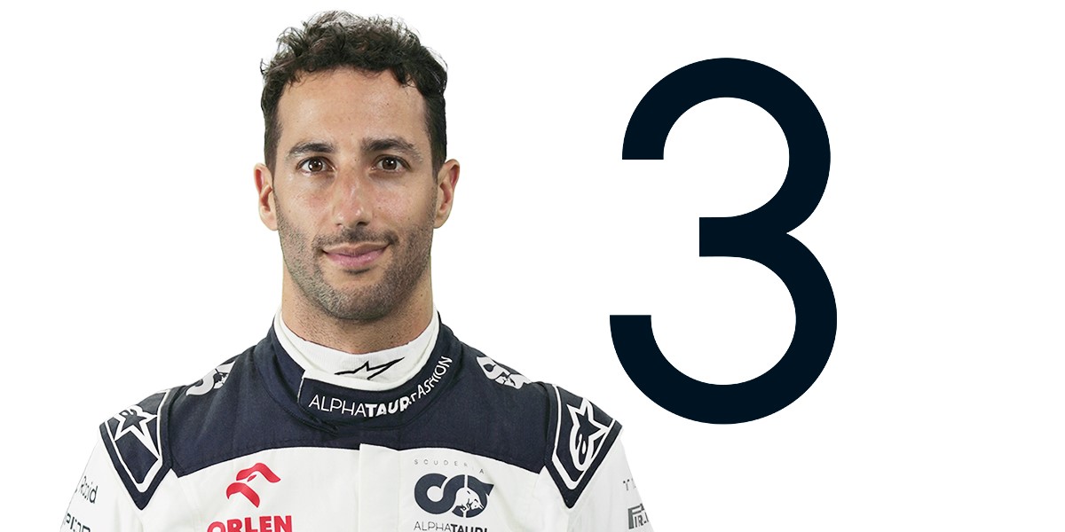 #3 Daniel Ricciardo returns