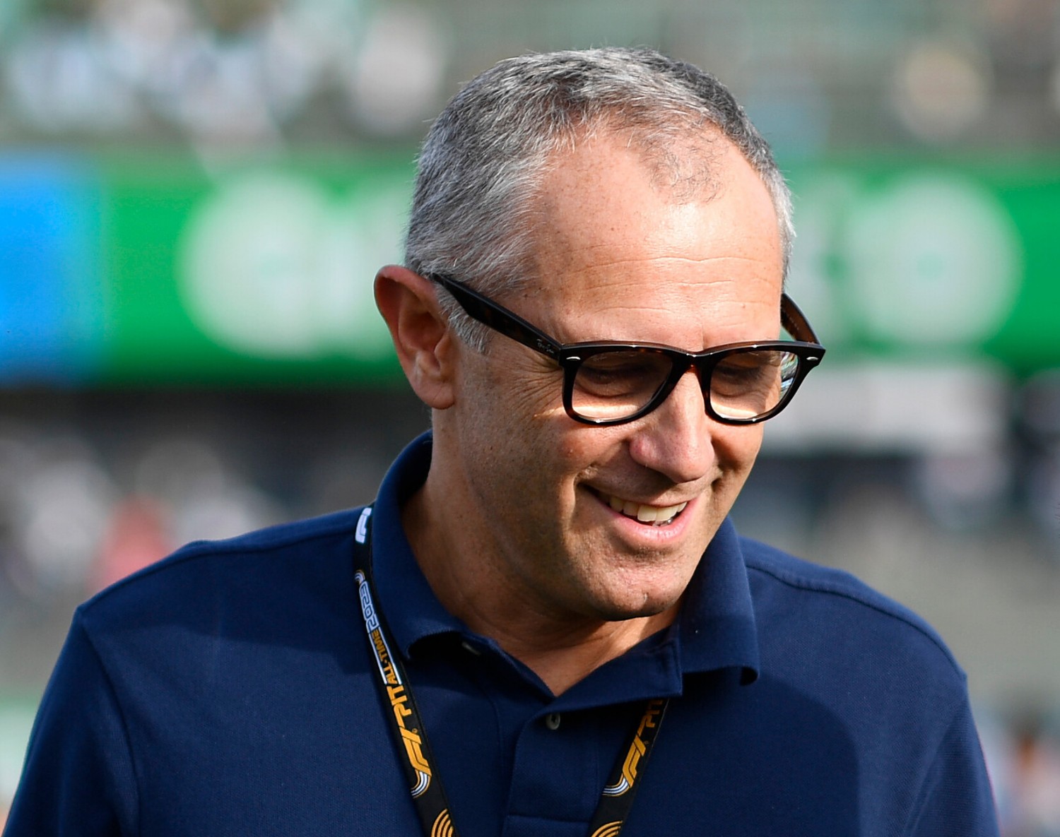 Stefano Domenicali, CEO of the Formula One Group, during previews ahead of the F1 Grand Prix of Japan at Suzuka International Racing Course on September 21, 2023 in Suzuka, Japan. (Photo by Rudy Carezzevoli/Getty Images) // Getty Images / Red Bull Content Pool