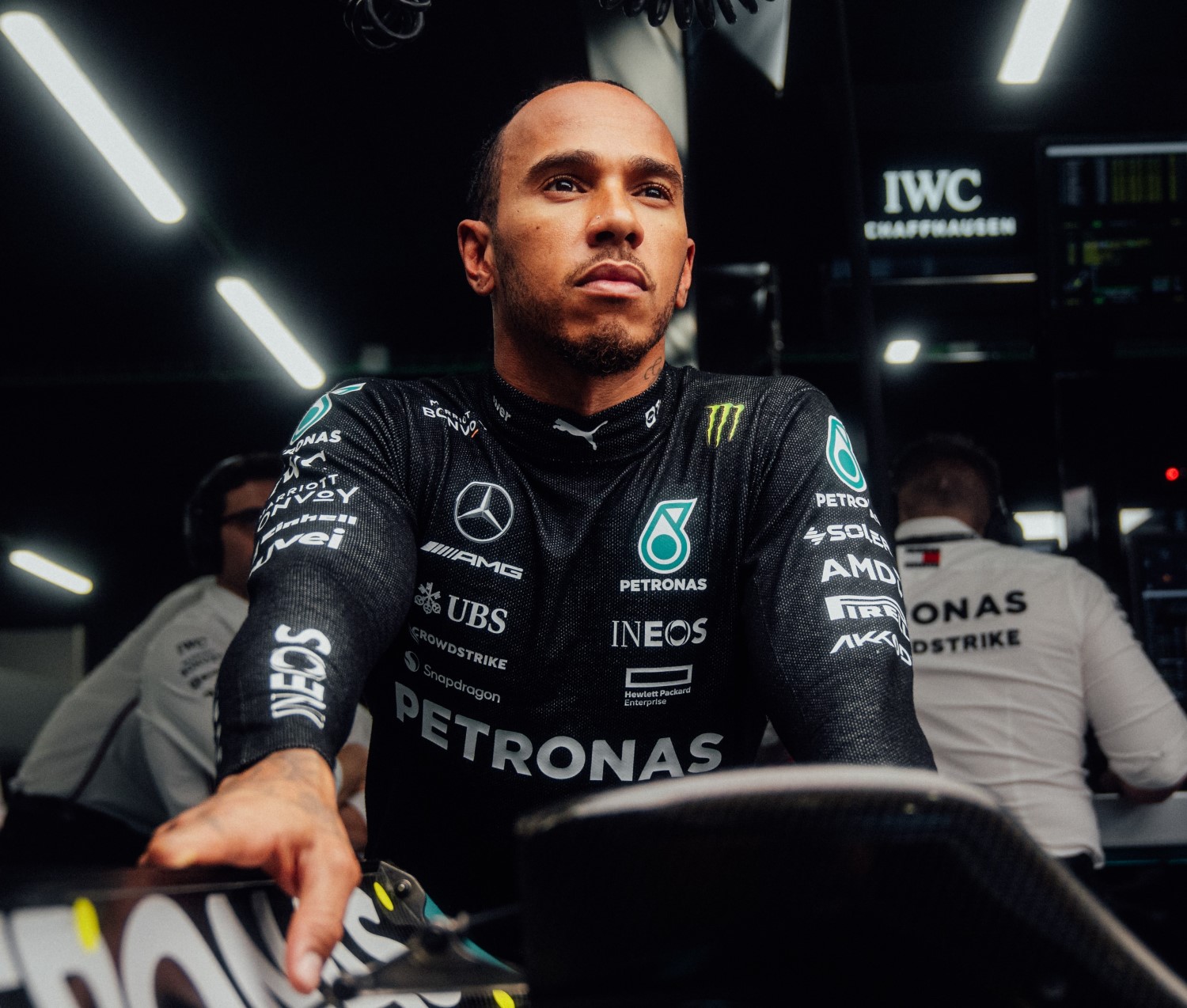Lewis Hamilton ponders his future. Photo Courtesy of Mercedes F1