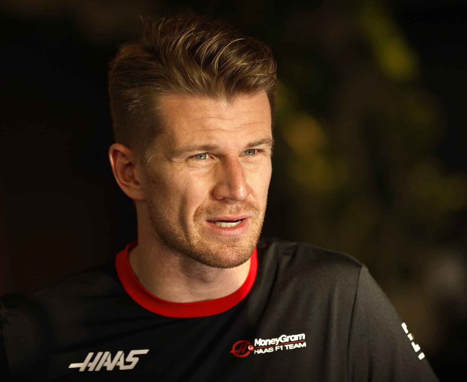 Nico Hulkenberg, Haas F1 Team during the Saudi Arabian GP at Jeddah Street Circuit on Thursday March 16, 2023 in Jeddah, Saudi Arabia. (Photo by Zak Mauger / LAT Images)
