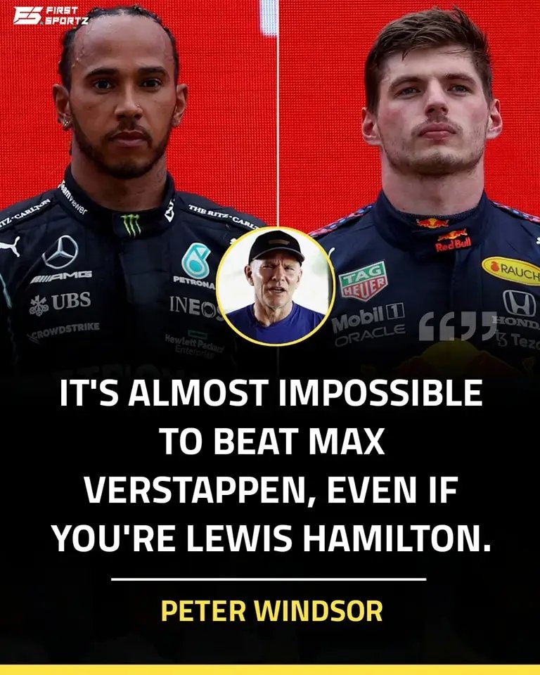Hamilton knows if he races alongside Verstappen, Verstappen will destroy him and his marketing image