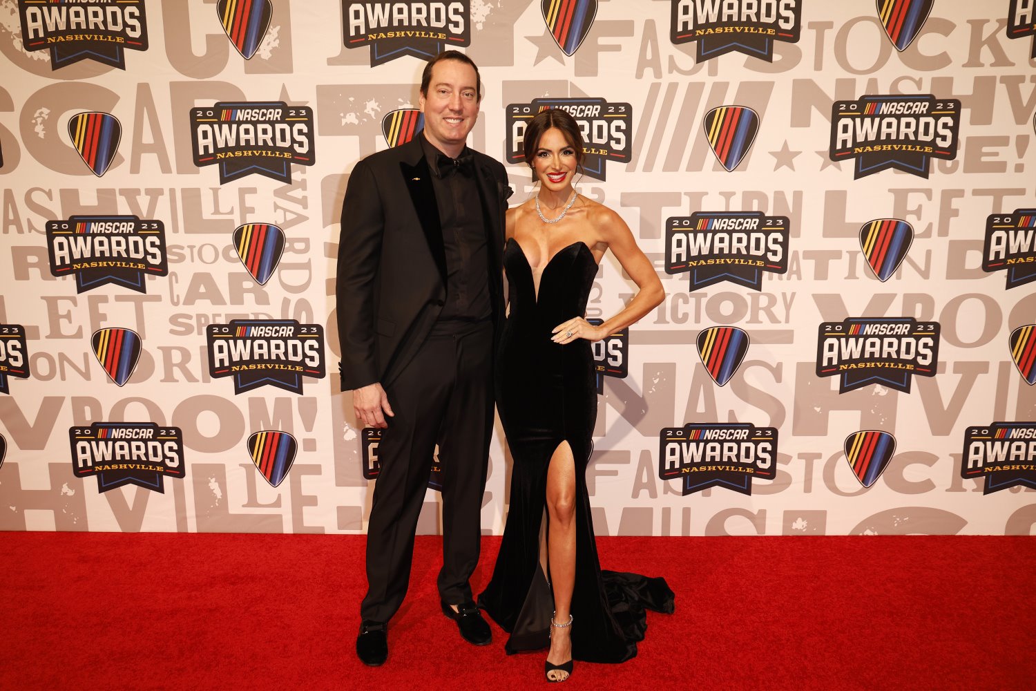 Kyle Busch and wife, Samantha Busch