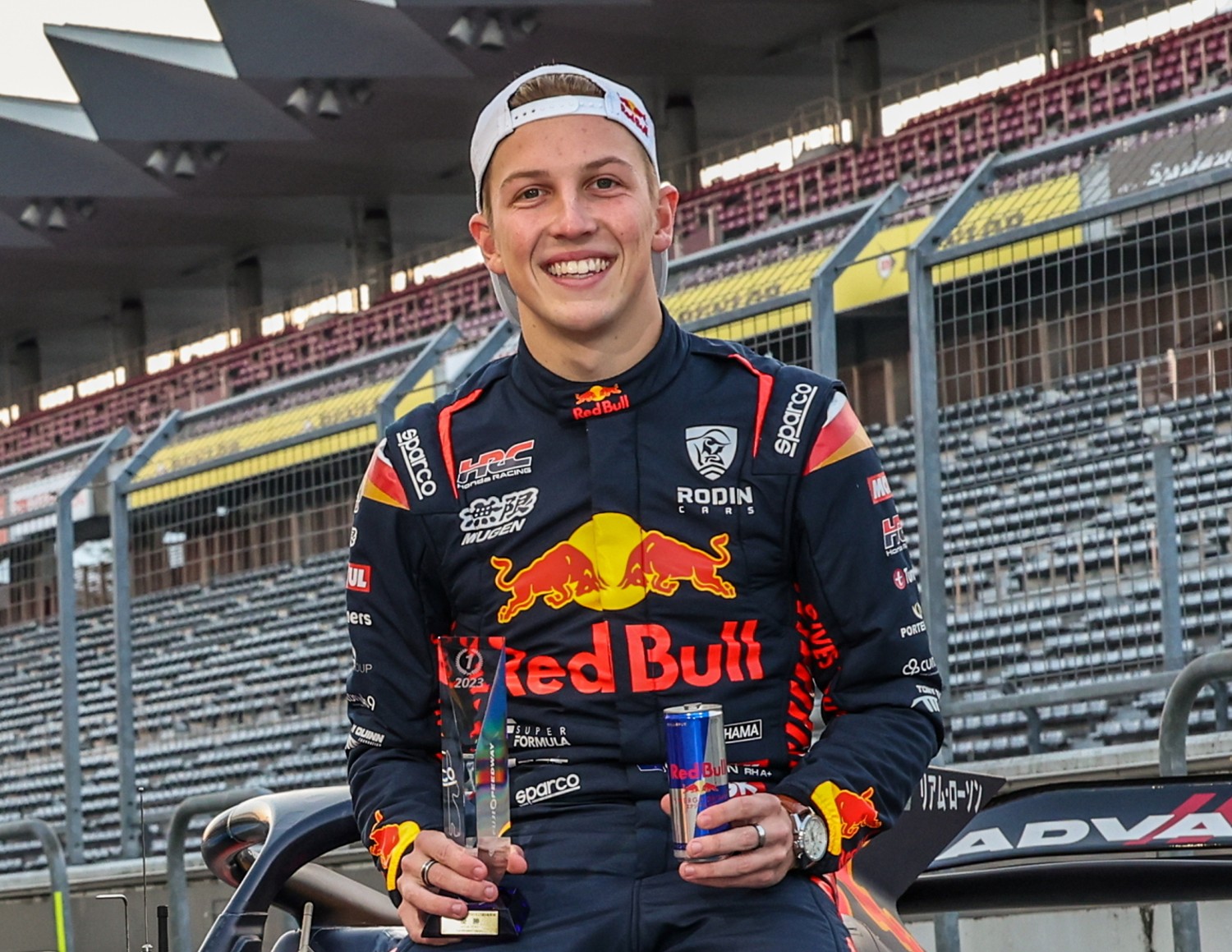 Liam Lawson #15 Team Mugen, photographed during the Japanese Super Formula Championship at Fuji Speedway, on April 8 and 10, 2023. // Dutch Photo Agency / Red Bull Content Pool 