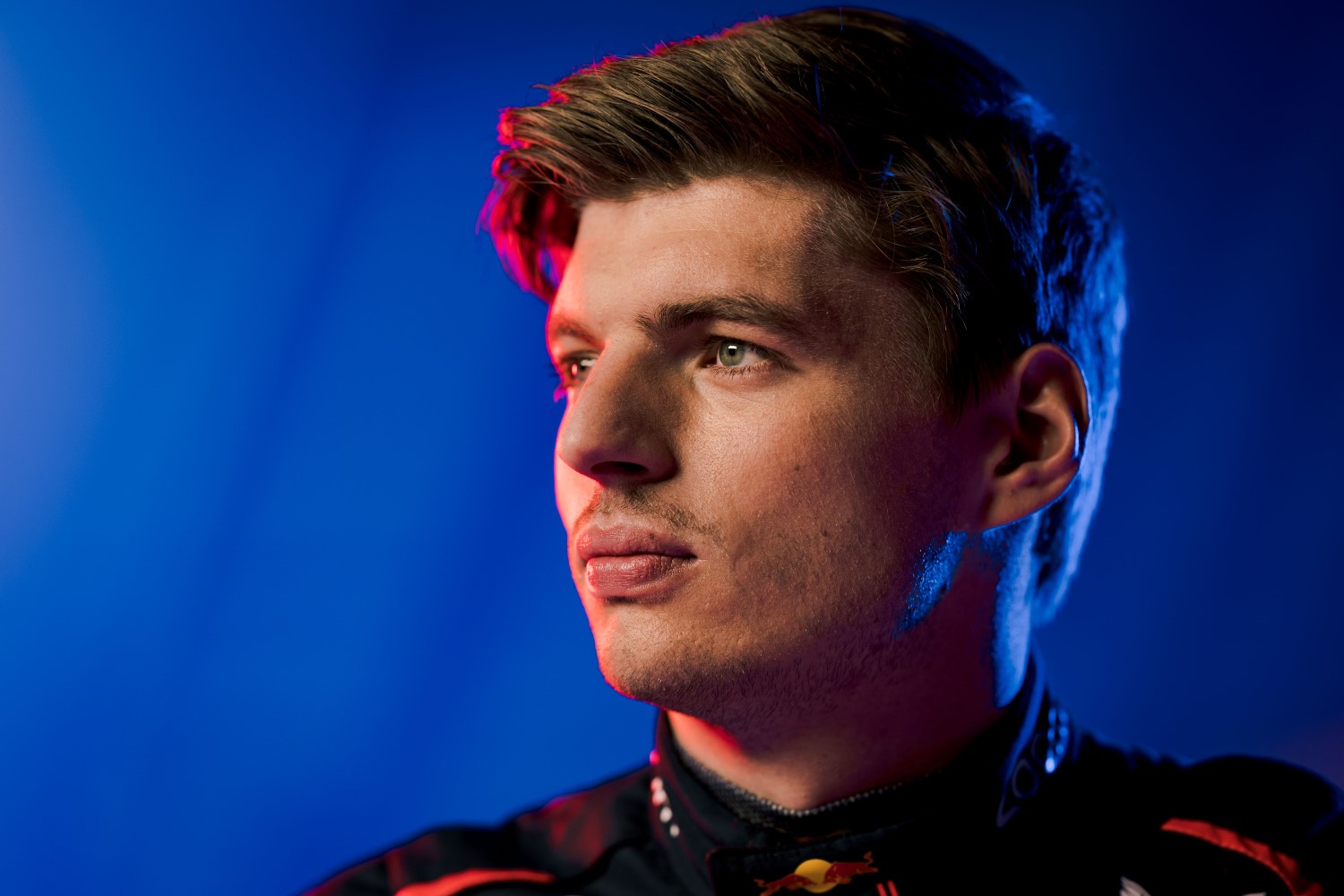 Max Verstappen seen during a photo shoot of the kit launch of Red Bull Racing in London, United Kingdom in 2023. // Red Bull Racing / Red Bull Content Pool