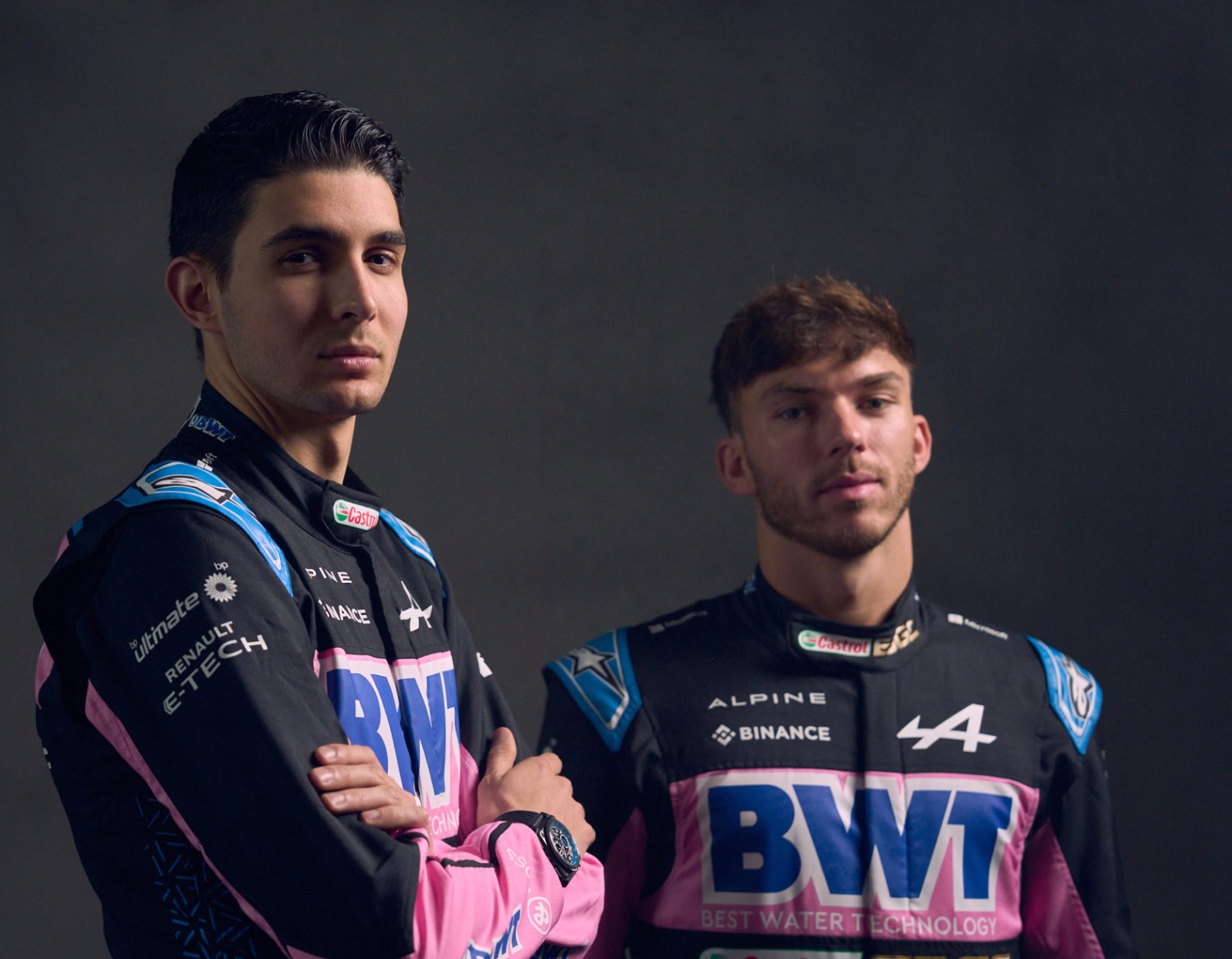 Esteabn Ocon and Pierre Gasly