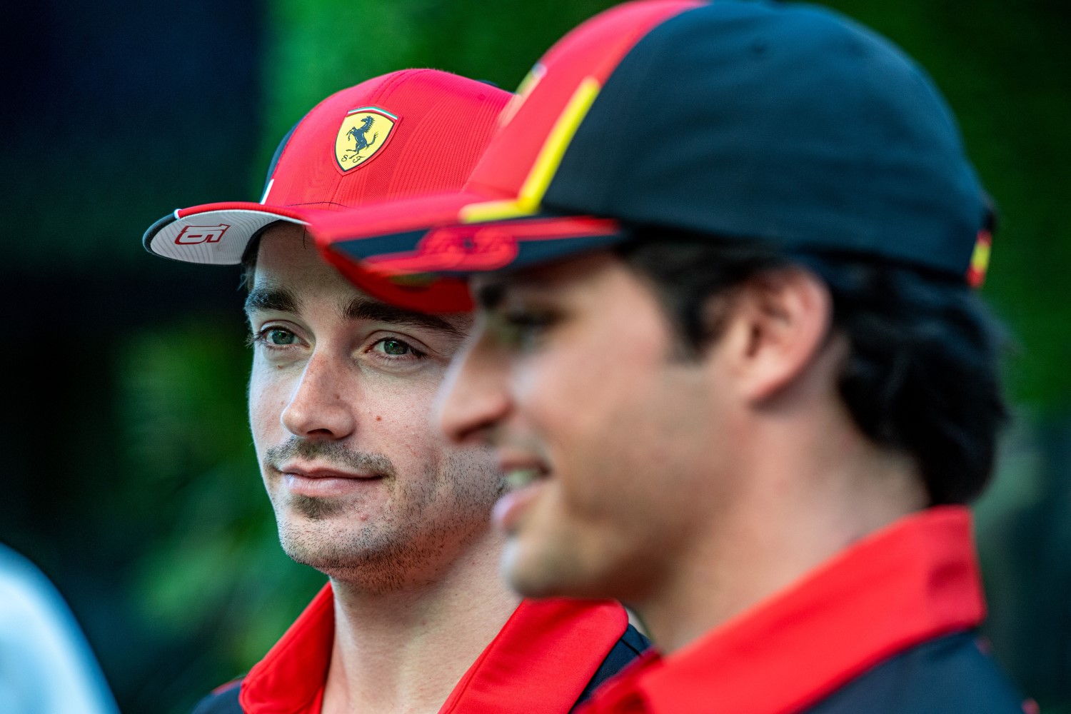 Carlos Sainz Jr. and Charles Leclerc