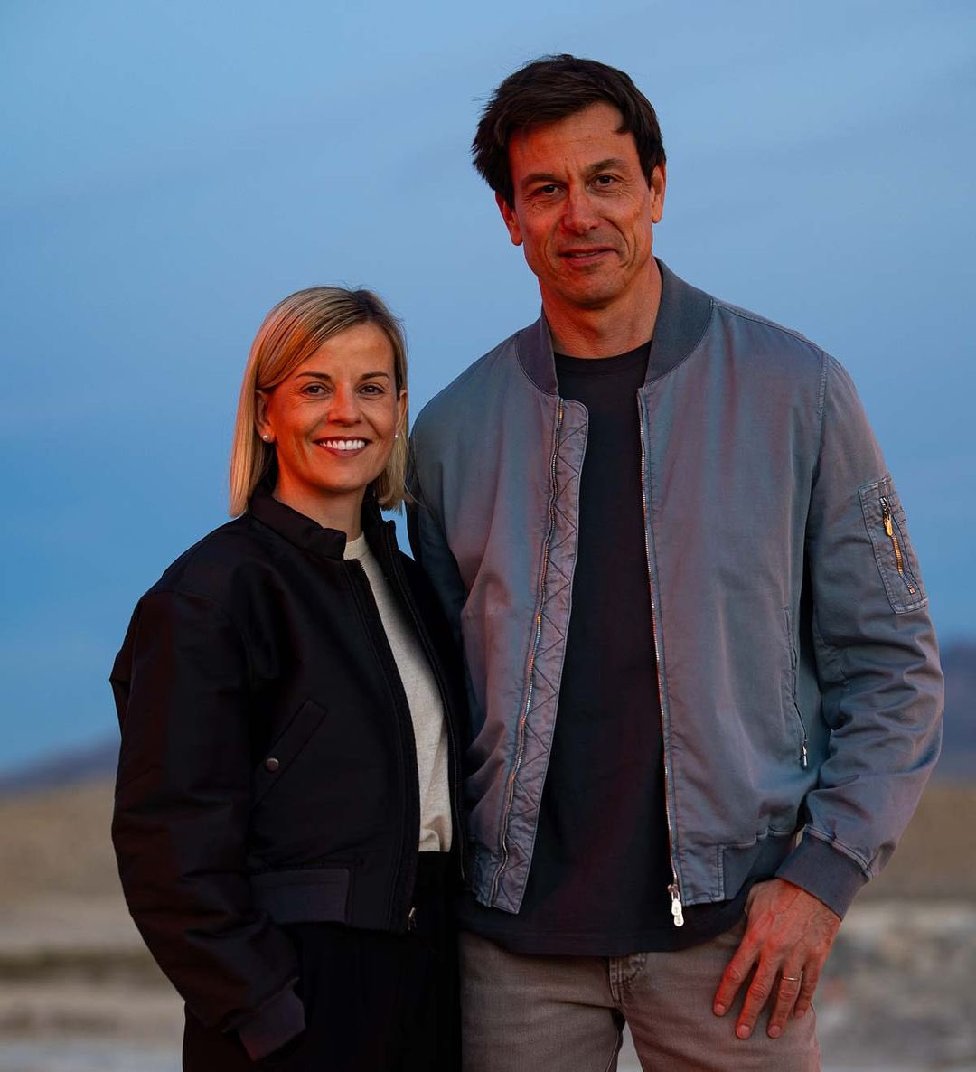 Suzie and Toto Wolff