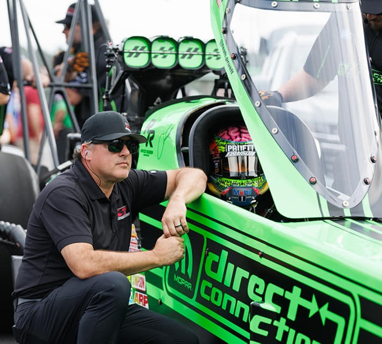 Tony Stewart and Leah Pruett