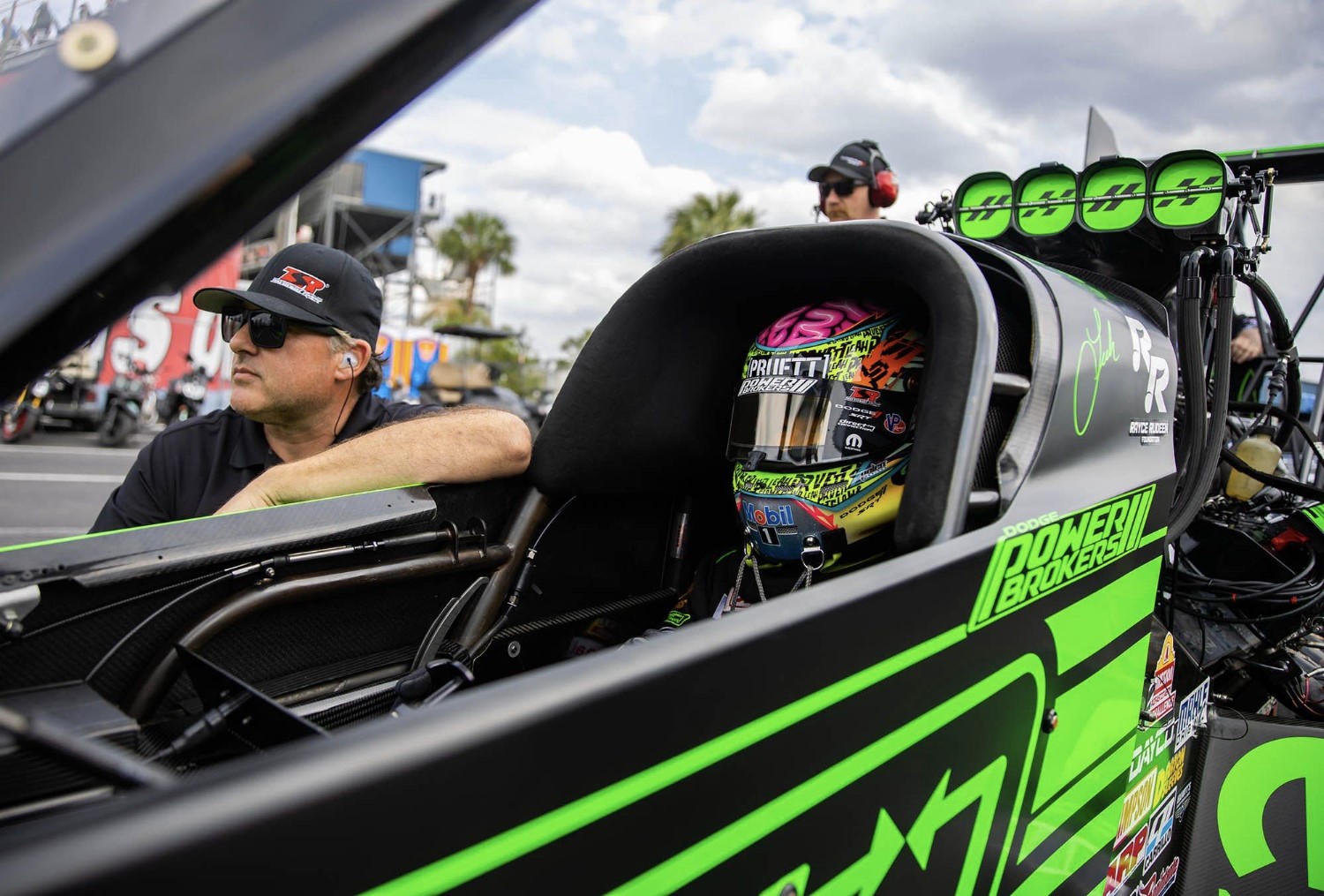 Tony Stewart and Leah Pruett