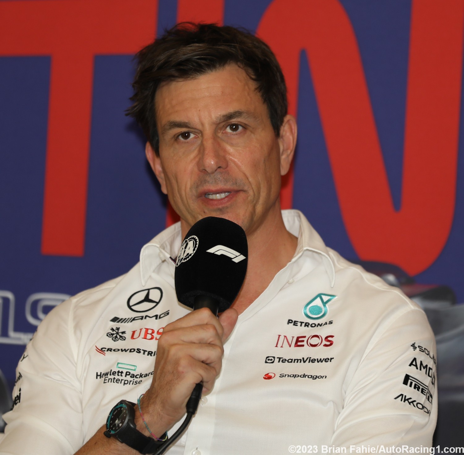 Toto Wolff at 2023 USGP