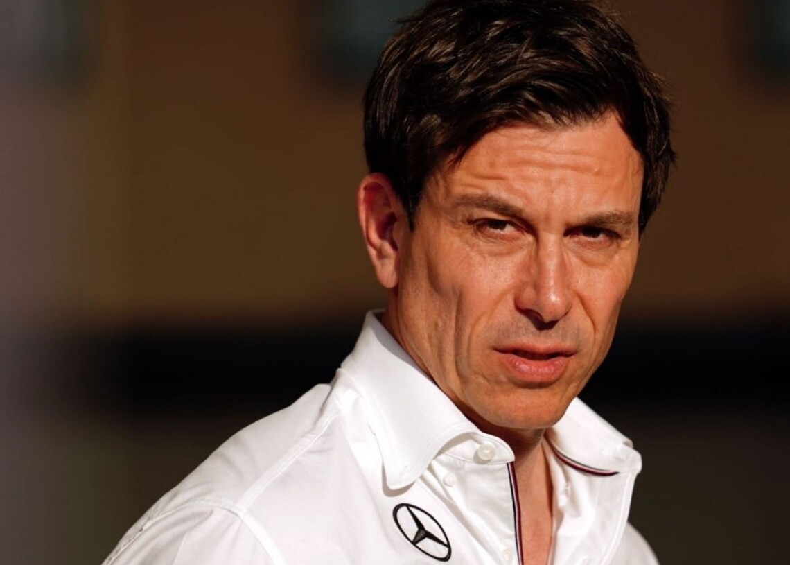 Toto Wolff looks distressed as Max Verstappen destroys his drivers and his team for the 2nd year running