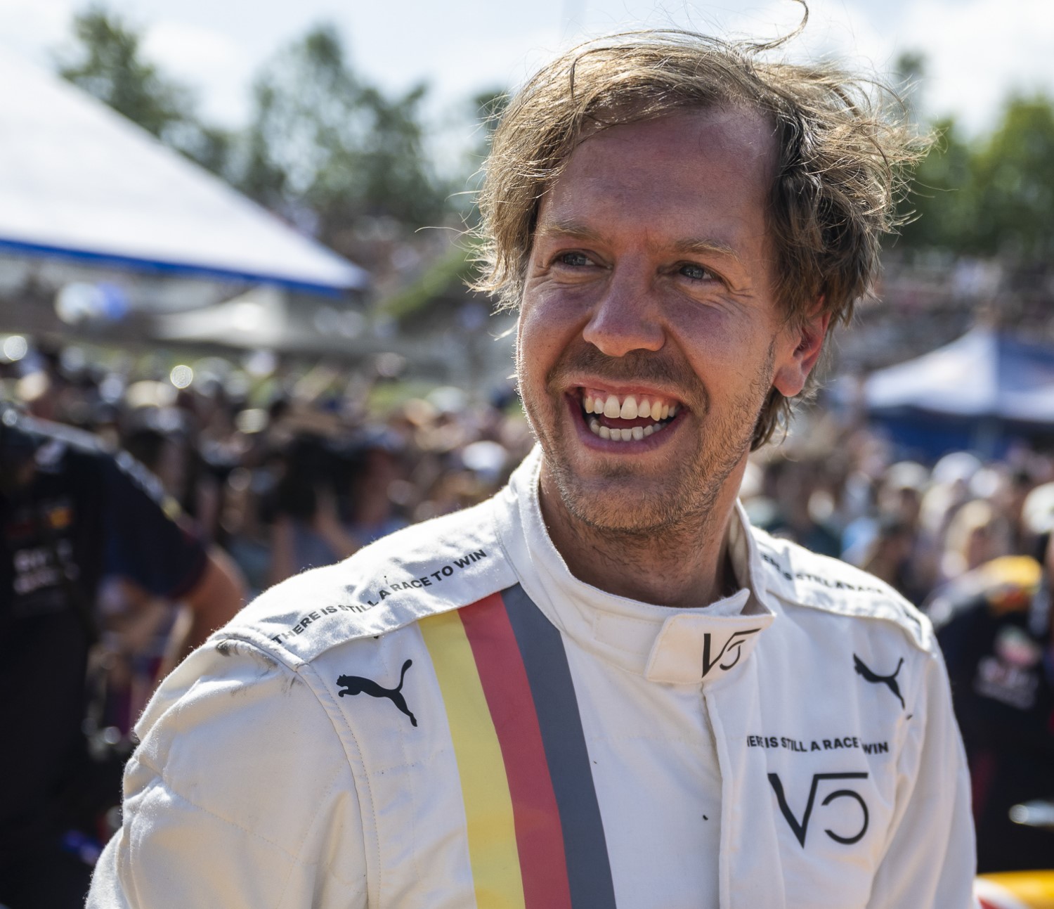 Sebastian Vettel seen during the Red Bull Formula Nuerburgring at the Nuerburgring in Germany on September 9, 2023. // Joerg Mitter / Red Bull Content Pool