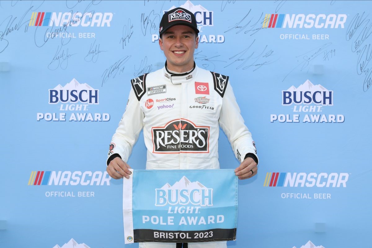 Christopher Bell on pole in Bristol