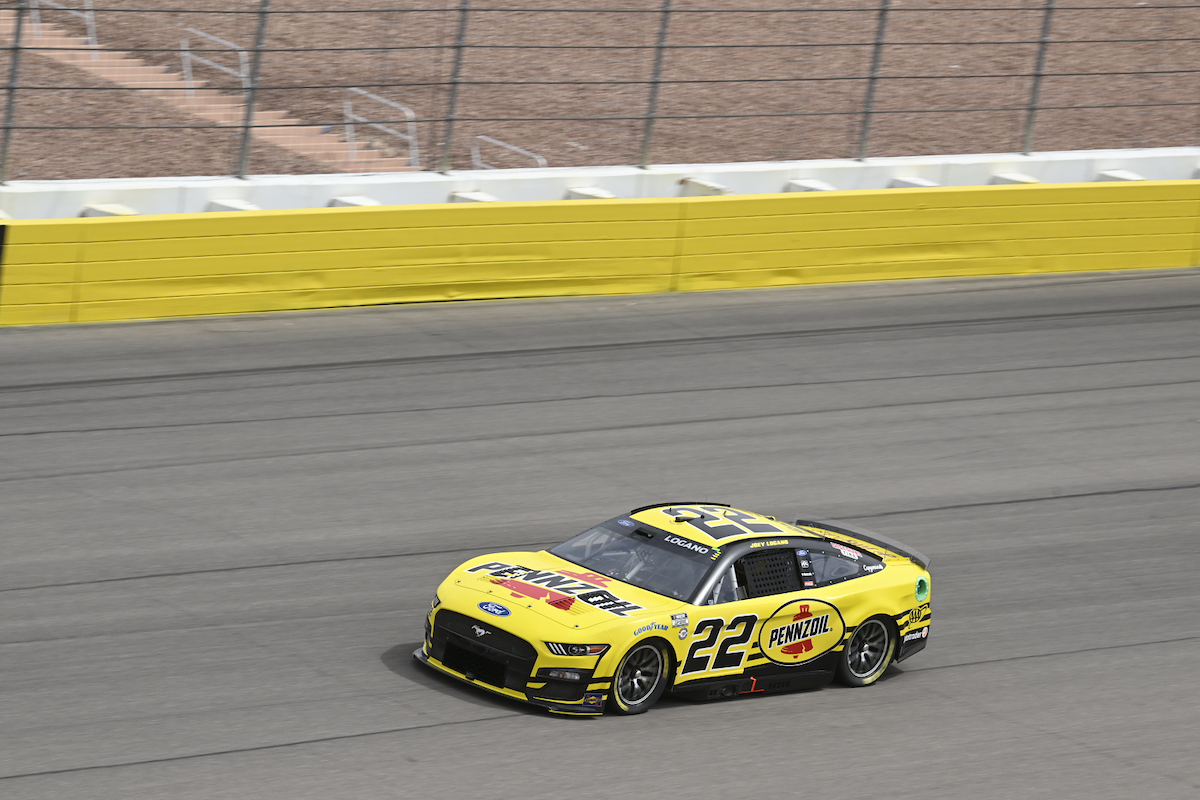 NASCAR Logano wins Cup pole in Las Vegas