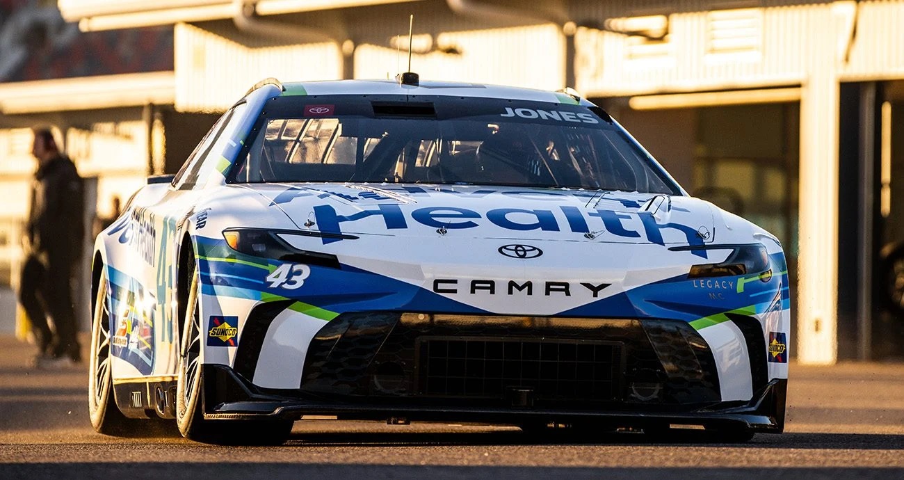 Jones in the AdventHealth Camry