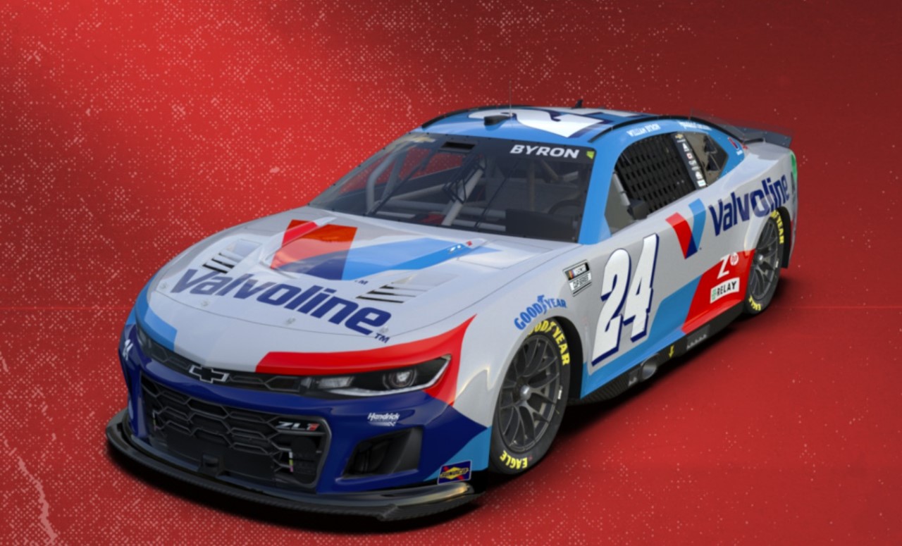 William Byron Valvoline livery for 2024