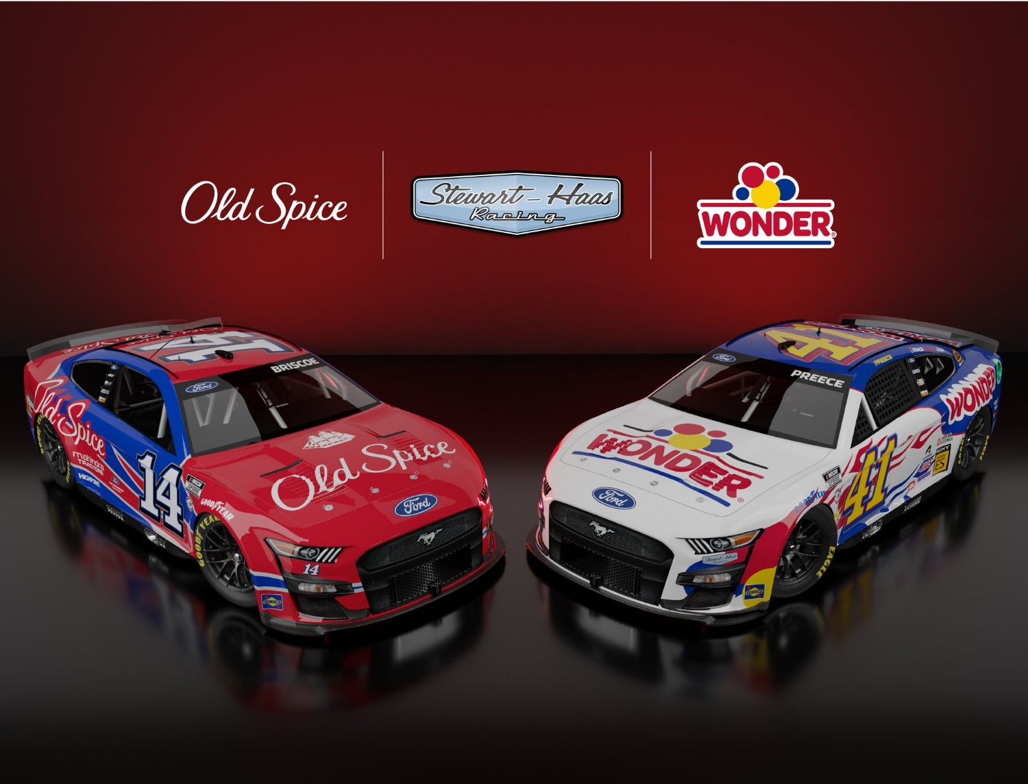 Stewart Haas Racing Talladega Nights Cars