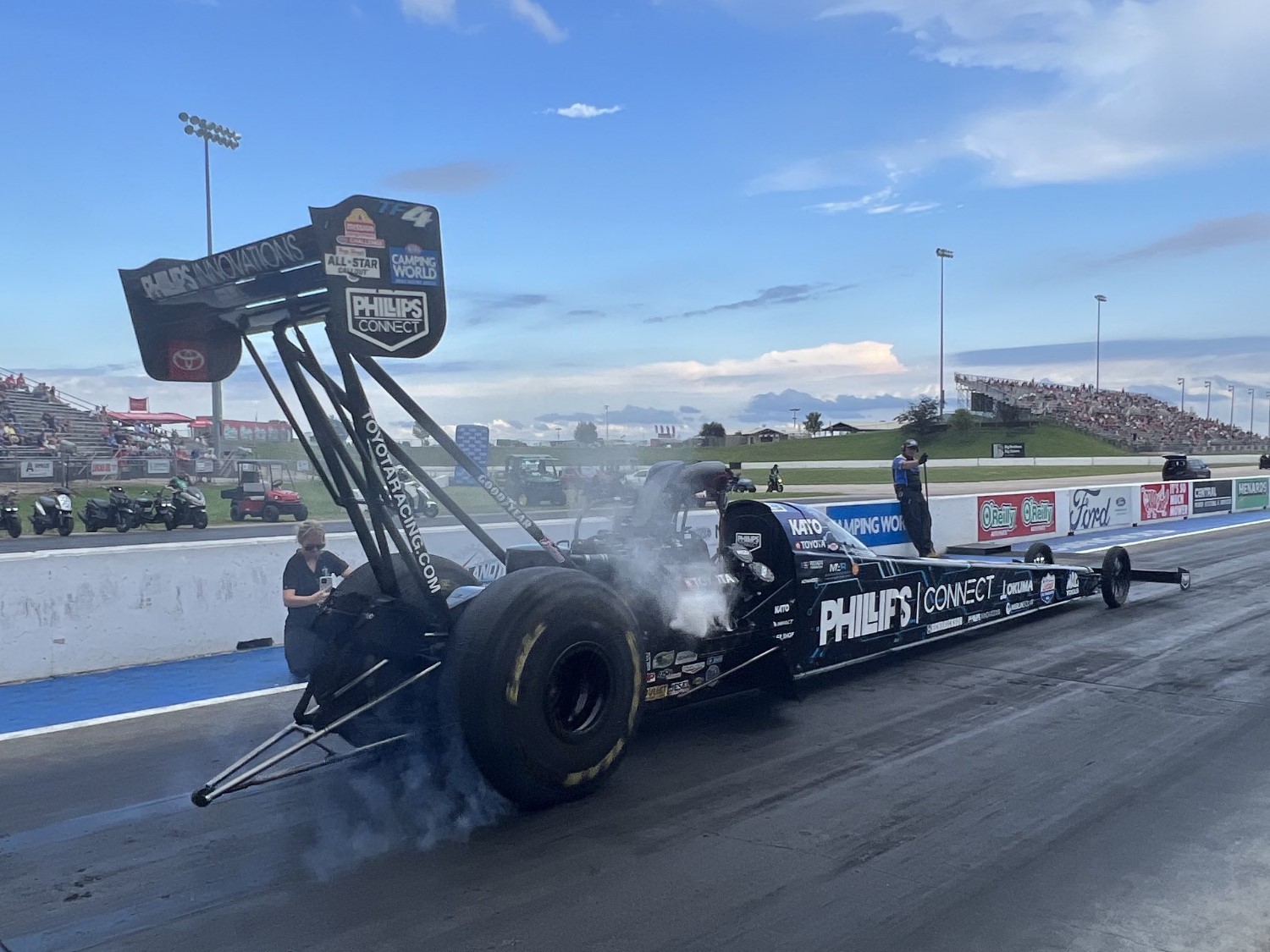 Justin Ashley wins Top Fuel in Topeka