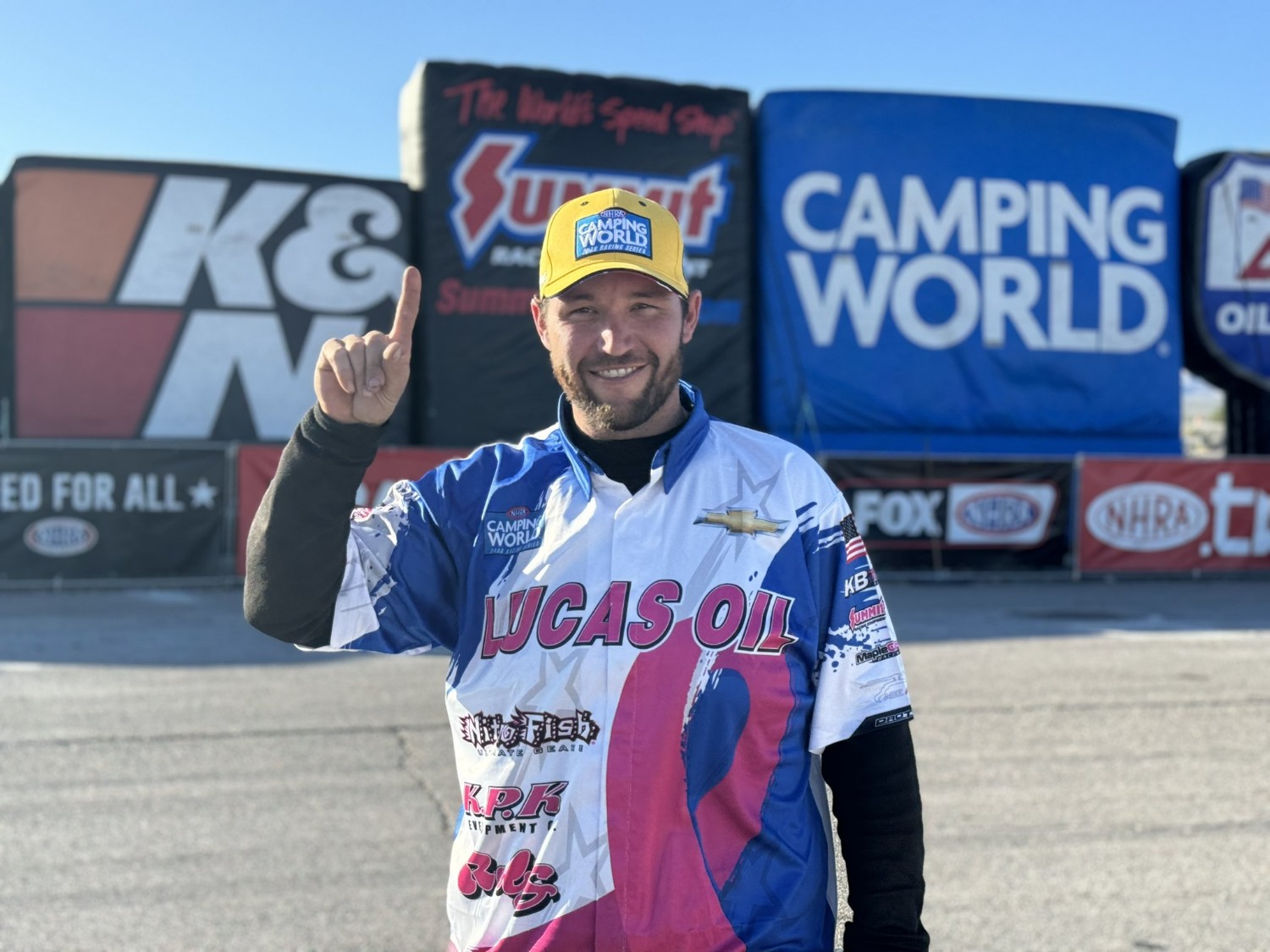 Kyle Koretsky qualifies #1 in the Pro Stock Class at the NHRA Nevada Nationals