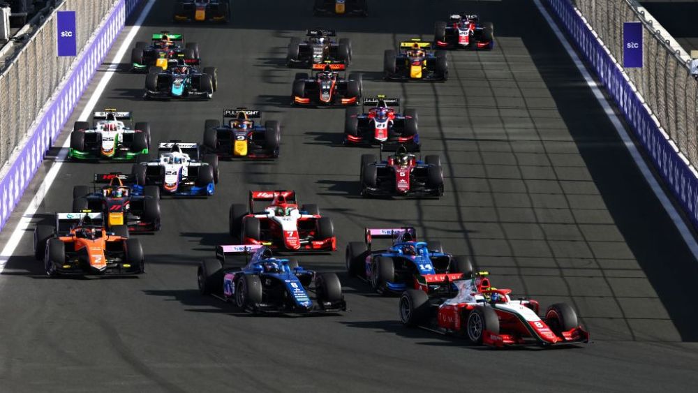 2023 Saudi Arabia Formula 2 Race2 Start