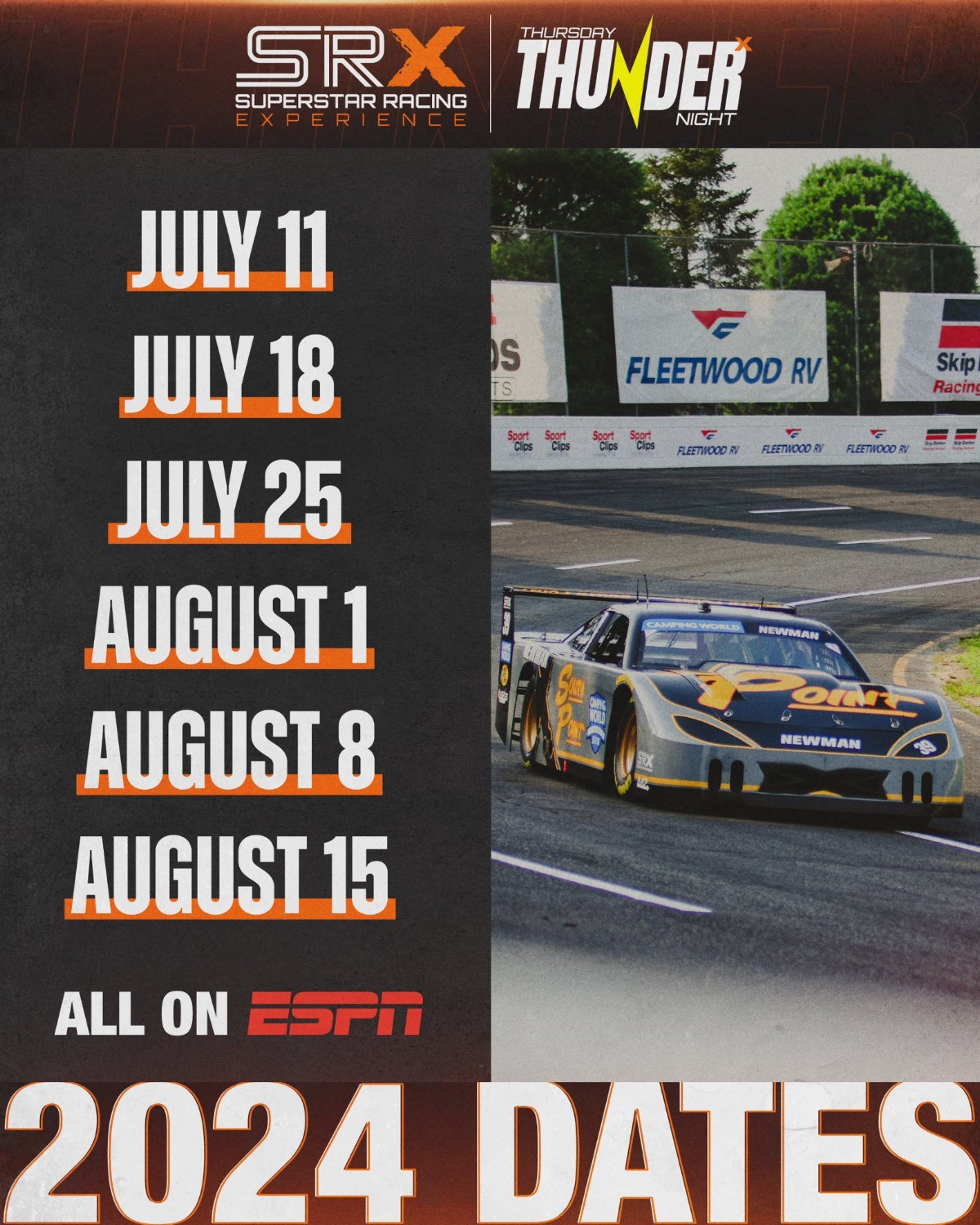 SRX 2024 Race Dates announced