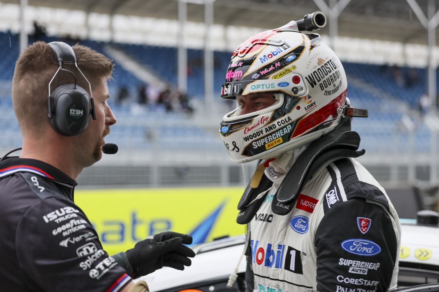 Chaz Mostert fastest in P1 for the 2023 VAILO Adelaide 500, Event 12 of the Repco Supercars Championship, Adelaide, Adelaide, South Australia, Australia. 23 Nov, 2023.