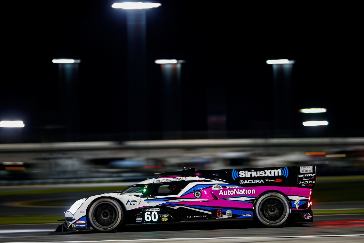 #60: Meyer Shank Racing W/Curb-Agajanian, Acura ARX-06, GTP: Colin Braun, Tom Blomqvist, Helio Castroneves, Simon Pagenaud