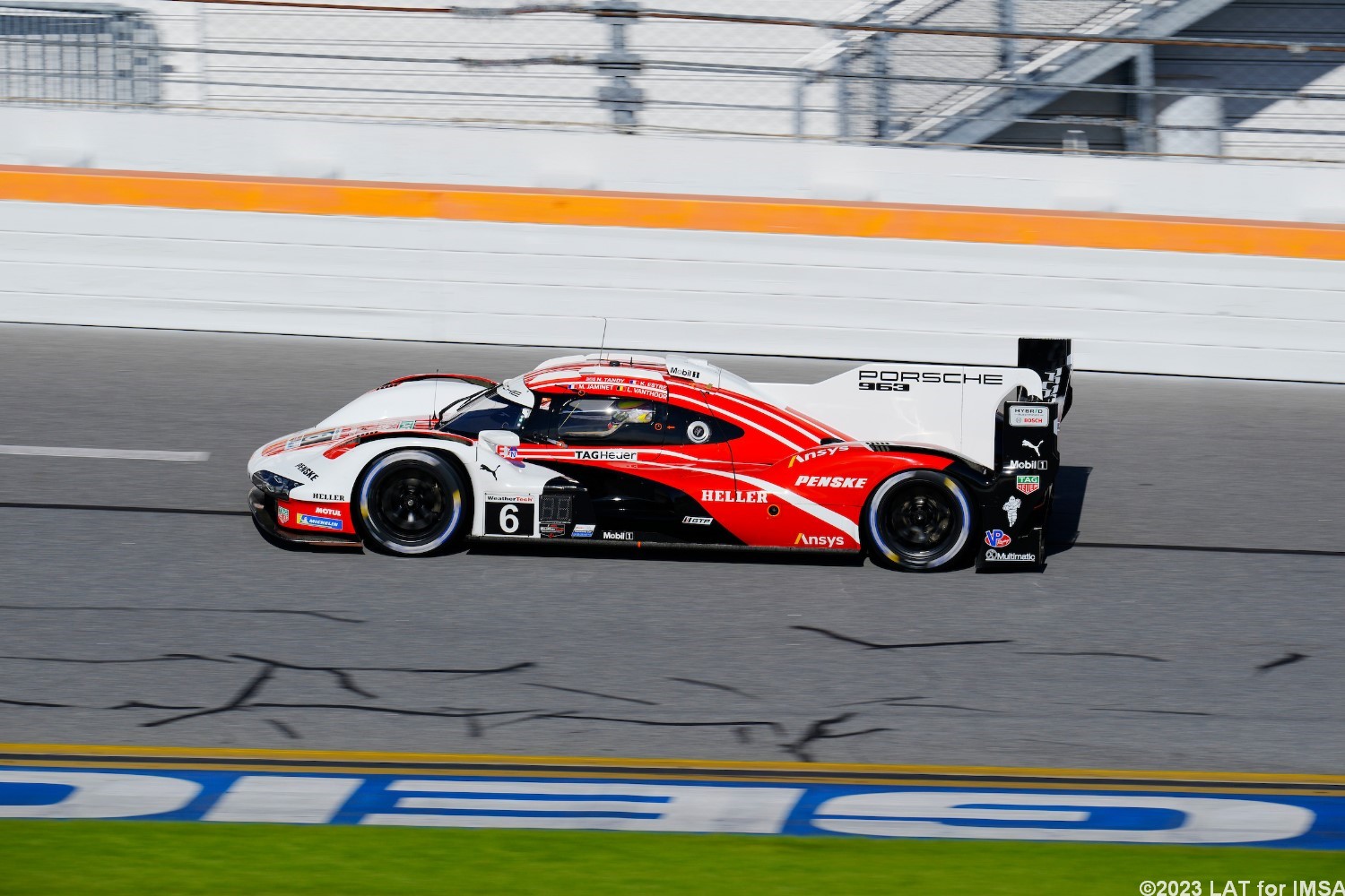 #6: Porsche Penske Motorsports, Porsche 963, GTP: Nick Tandy, Mathieu Jaminet, Kevin Estre, Laurens Vanthoor