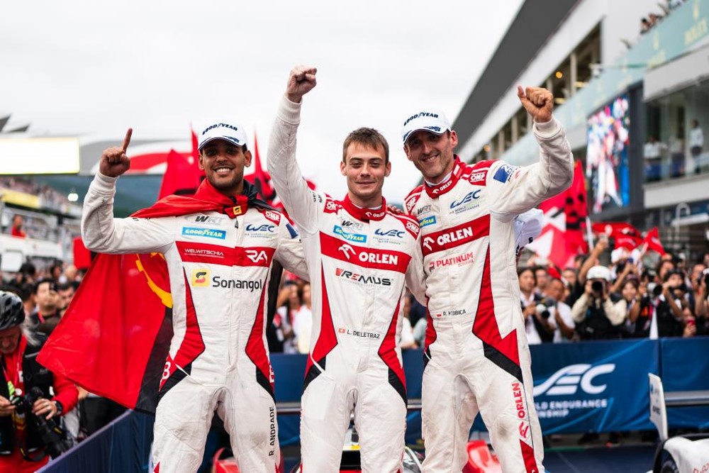 TEAM WRT - Rui Andrade (PRT) -TEAM WRT - Louis Deletraz (CHE) -TEAM WRT - Robert Kubica (POL) -FIA WEC 6h of Fuji - Fuji International Speedway - Gotemba - Japan -Photo courtesy of FIA WEC / 