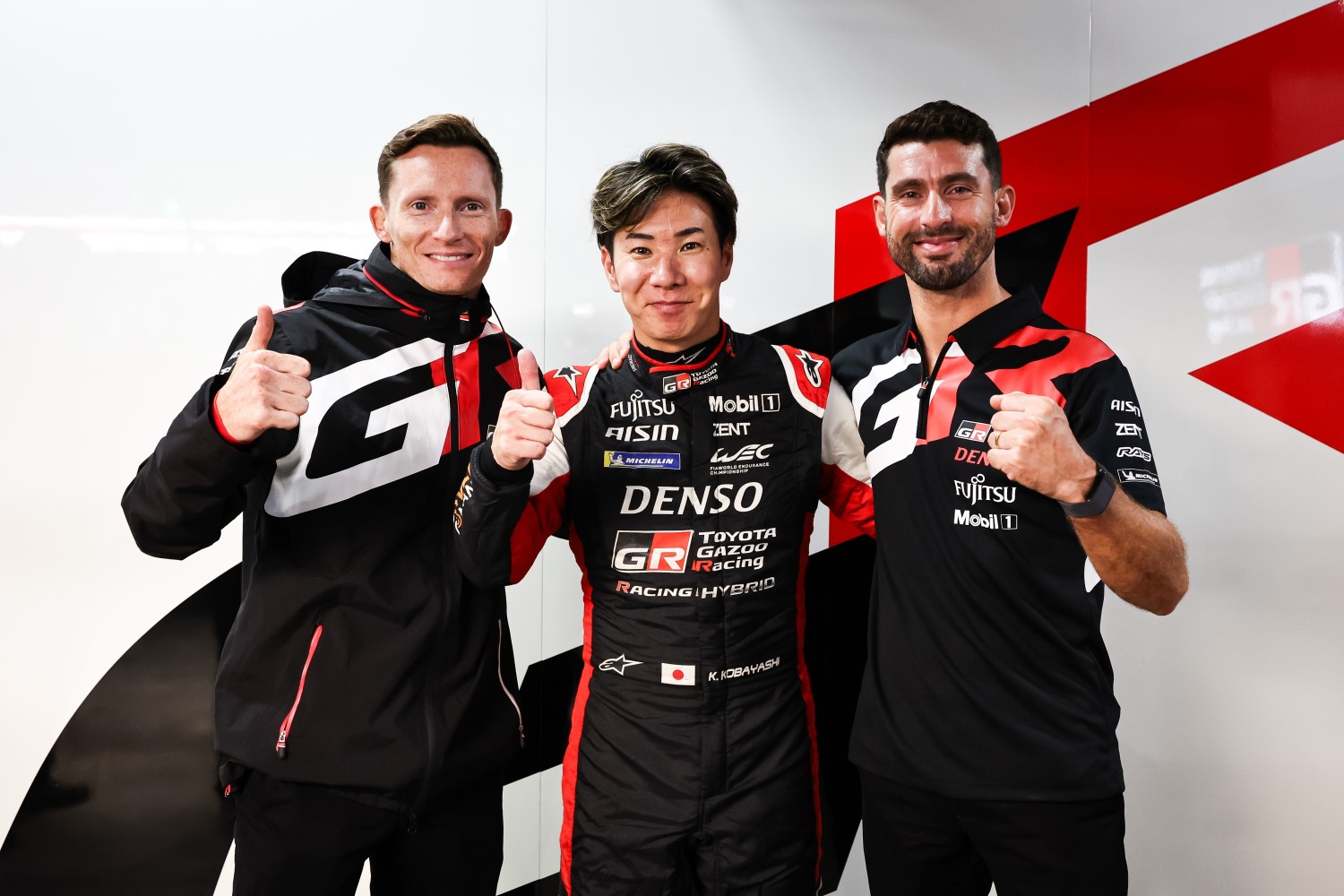 Mike Conway (GBR) Kamui Kobayashi (JPN) Jose Maria Lopez (ARG) TOYOTA GAZOO Racing. World Endurance Championship. 6 Hours of Fuji Fuji Speedway, Japan 7th to 10th September 2023