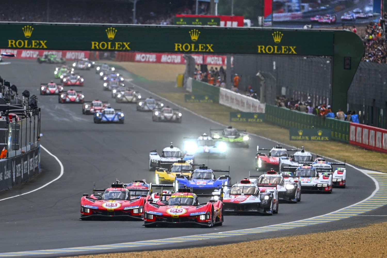 2023 24 Hours of Le Mans - Race Start. Photo courtesy of Ferrari