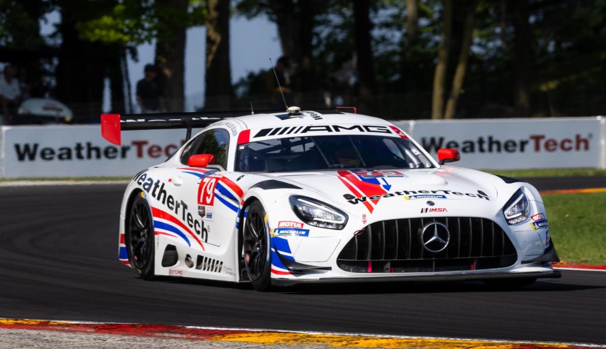 Daniel Juncadella (Spain) at the wheel of the No. 79 WeatherTech Racing Mercedes-AMG GT3