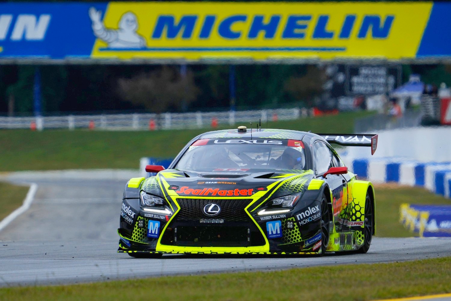 #14: Vasser Sullivan, Lexus RC F GT3, GTD PRO: Jack Hawksworth, Ben Barnicoat, Kyle Kirkwood. LAT Photo for IMSA