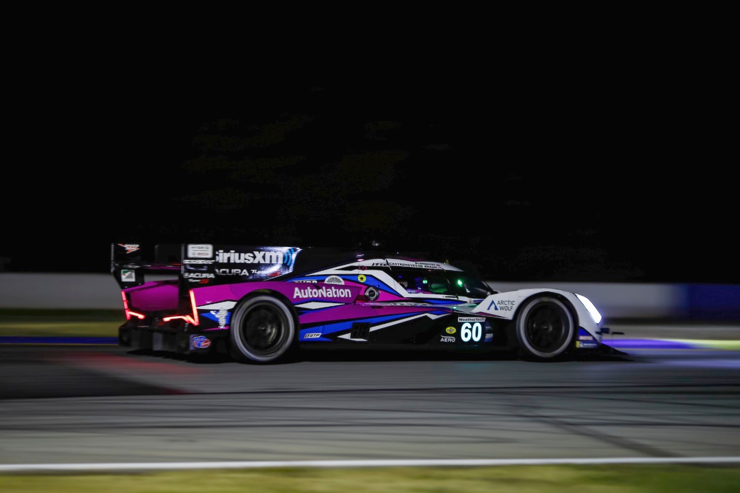 #60: Meyer Shank Racing W/Curb-Agajanian, Acura ARX-06, GTP: Colin Braun, Tom Blomqvist, Helio Castroneves