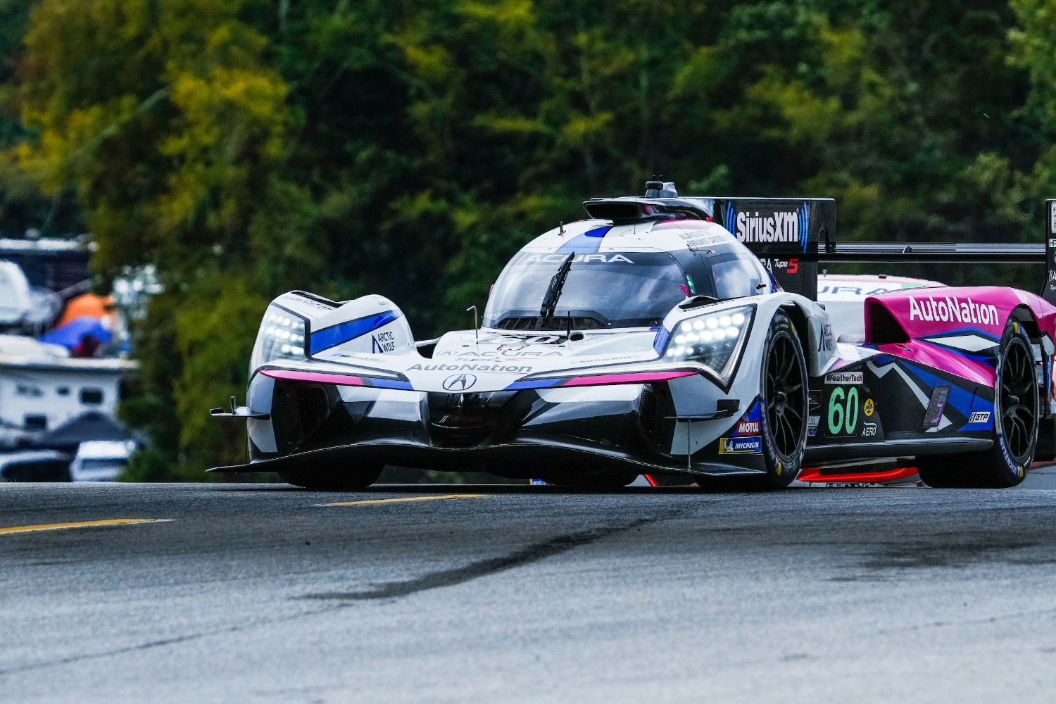 Winning #60: Meyer Shank Racing W/Curb-Agajanian, Acura ARX-06, GTP: Colin Braun, Tom Blomqvist, Helio Castroneves