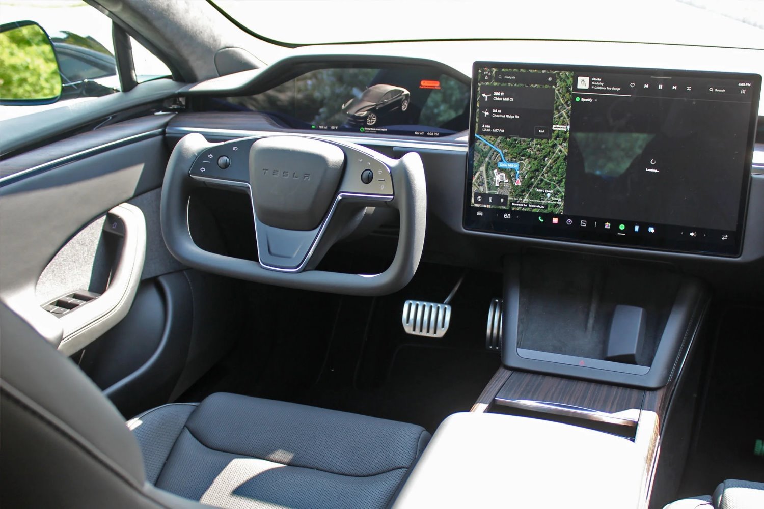 Interior of 2022 Tesla Model S