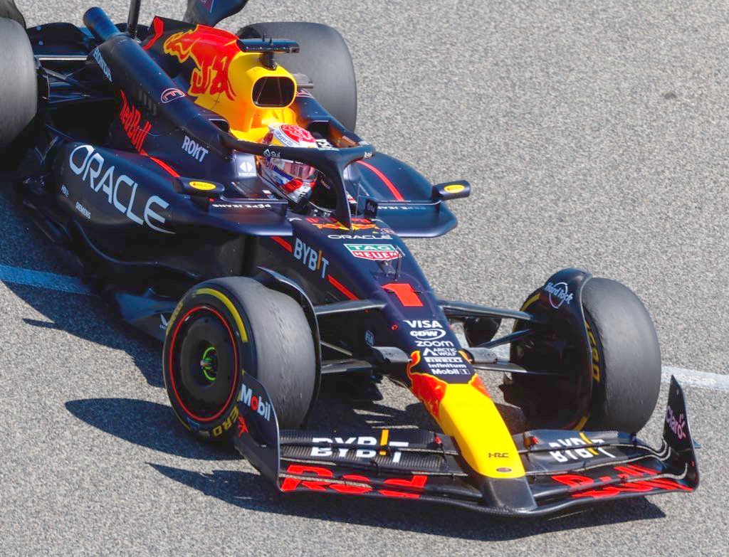 Max Verstappen in the RB20