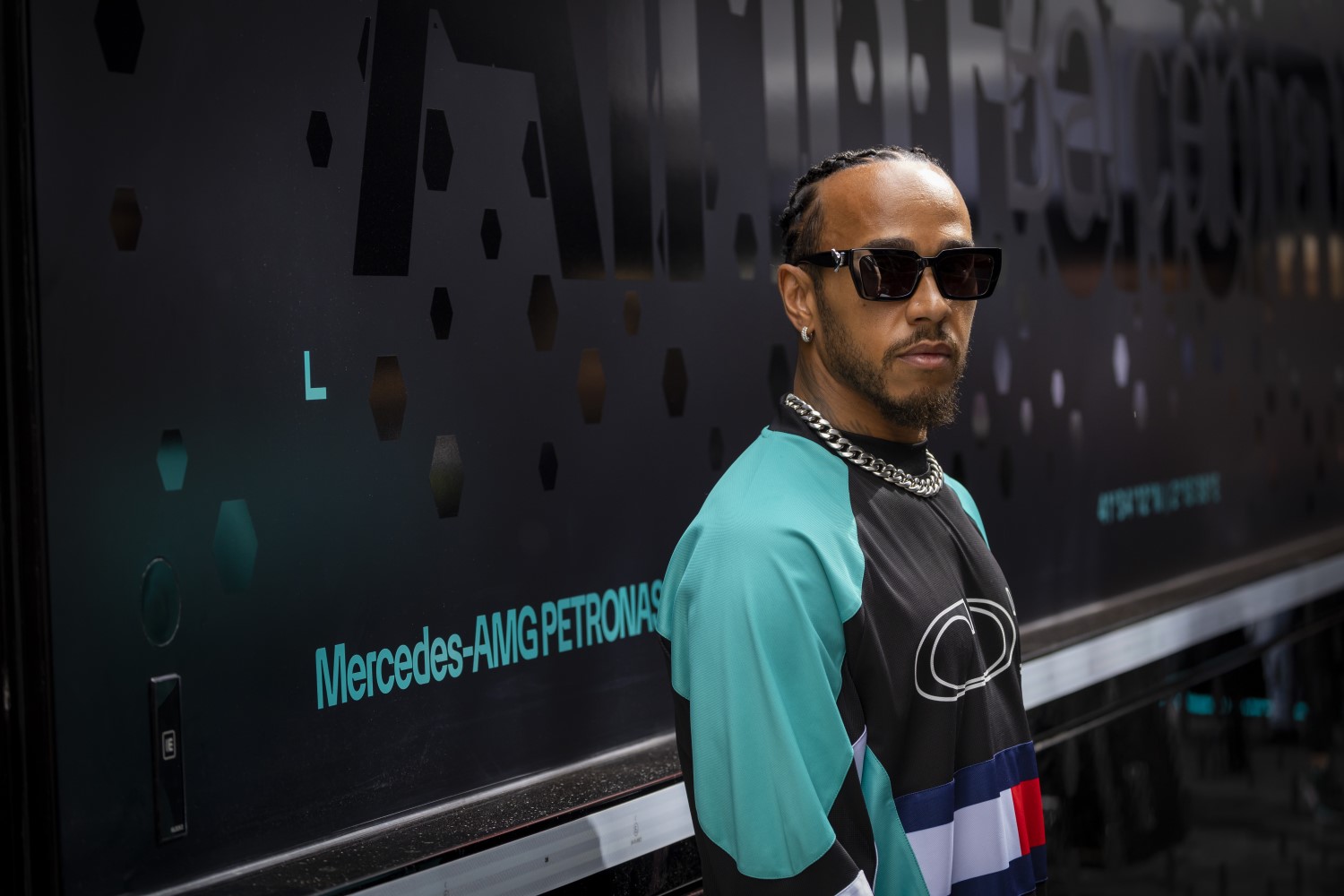 Lewis Hamilton 2024 Spanish Grand Prix, - Sam Bloxham for Mercedes