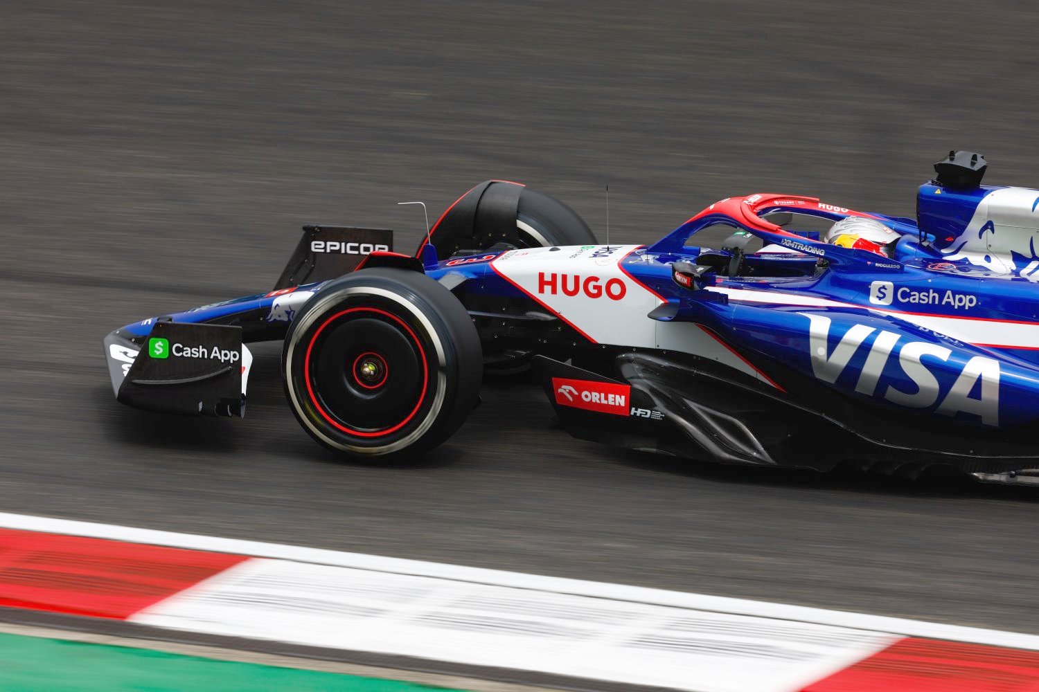 Daniel Ricciardo, VCARB 01 during the Chinese GP at Shanghai International Circuit on Friday April 19, 2024 in Shanghai, China. (Photo by Zak Mauger / LAT Images)