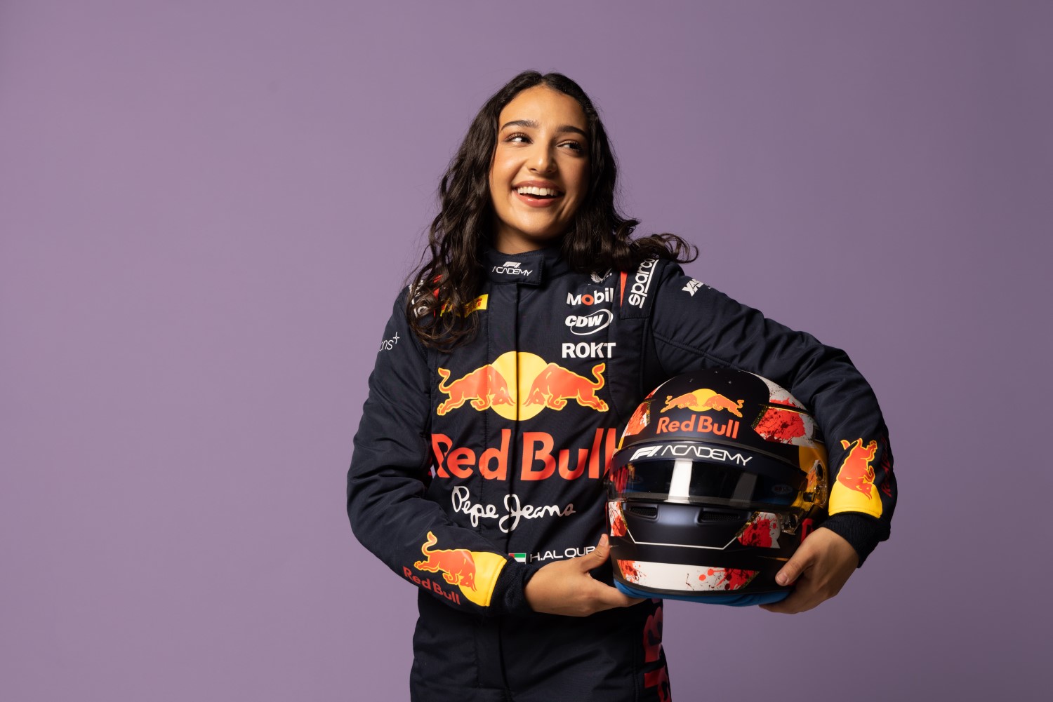 Red Bull Racing Pepe Jeans Academy Program driver Hamda Al Qubaisi  // Red Bull Racing / Red Bull Content Pool