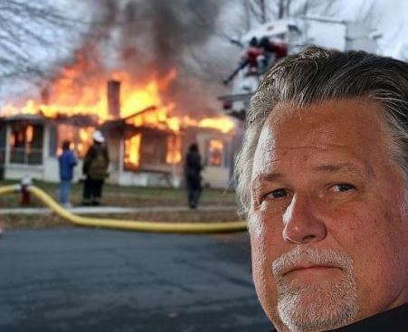 Michael Andretti watch's F1's House on Fire