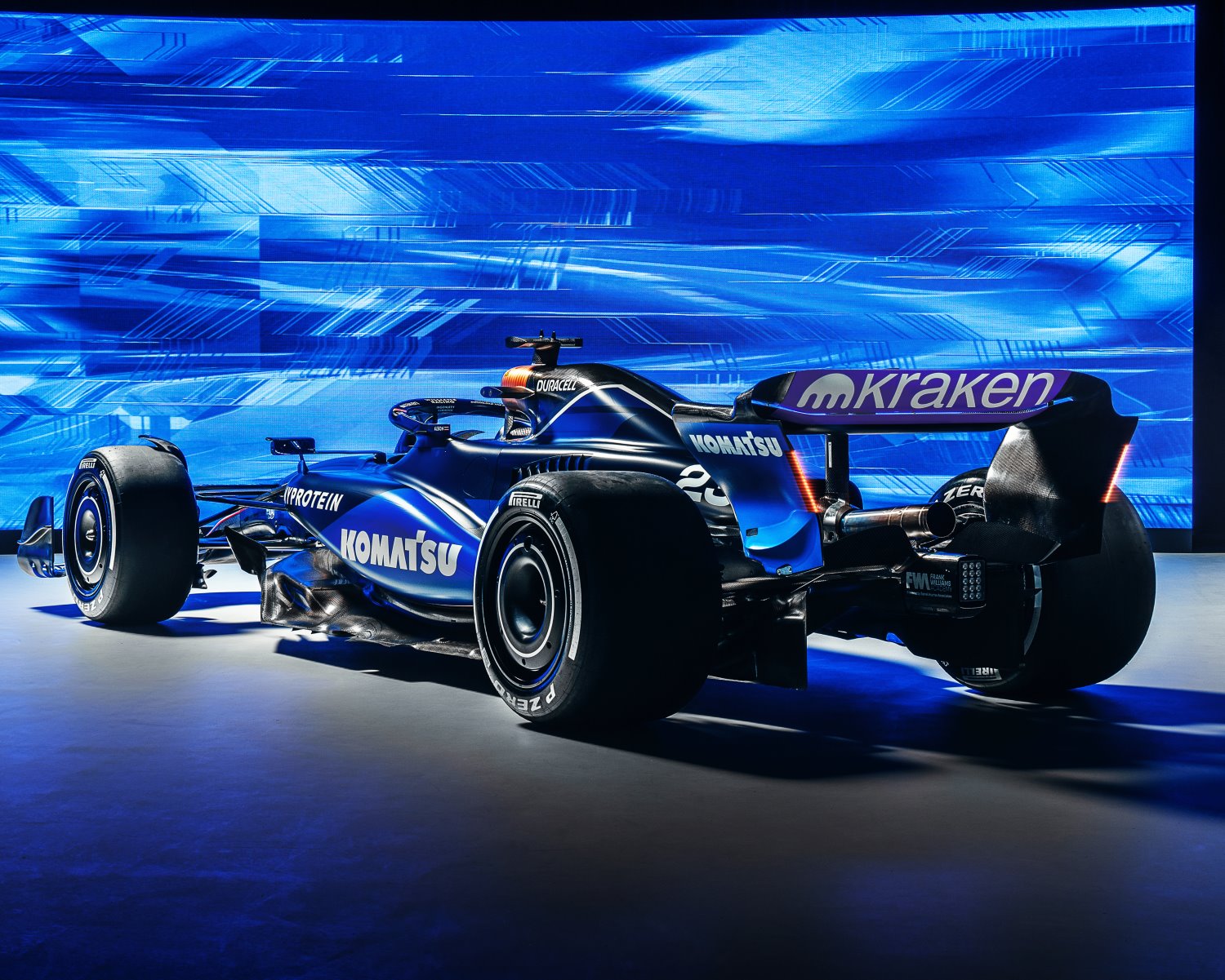 Williams Launch Livery 45 degree-view