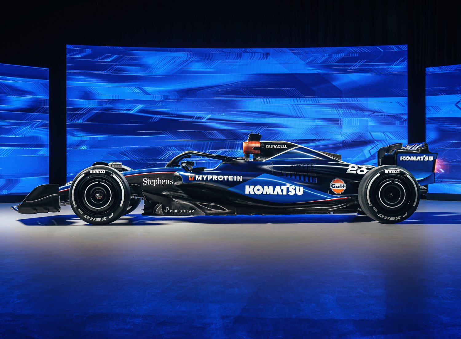 Williams Launch Livery Side View