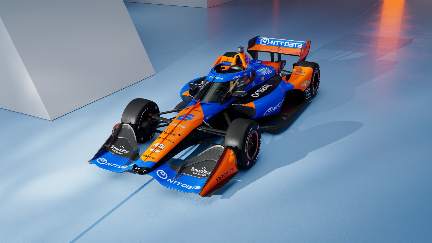 2024 David Malukas #6 Arrow McLaren rendering. Image Supplied by Arrow McLaren